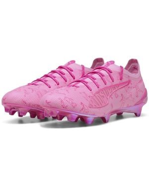 PUMA S Cloud Ultra Ultimate Adults Firm Ground Football Boots Pink 8.5 Uk - Purple