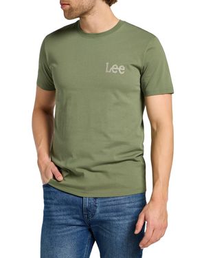 Lee Jeans Medium Wobbly Tee T-Shirt - Verde