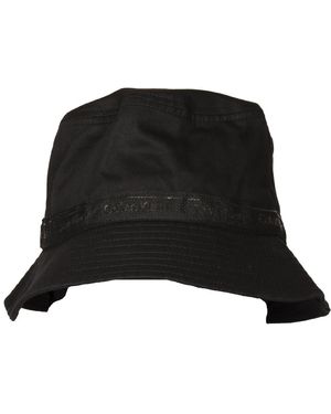 Calvin Klein Cappello CK Modello Pescatore con Logo Articolo K60K610519 Logo Tape Bucket Hat - Nero