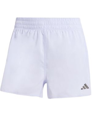 adidas Own The Run Climacool Colorblock Shorts Violet Tone M 4" - Blau