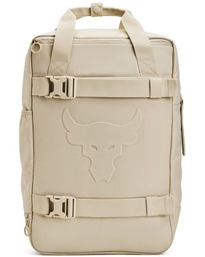 Under Armour Ua Project Rock Box Df Bp Backpack Brown One Size - Natural