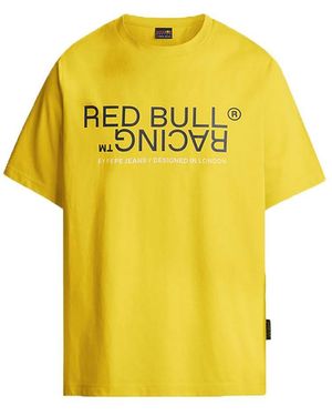 Pepe Jeans Red Bull Racing X Rbr Graphic Reflect Tee T-shirt - Yellow