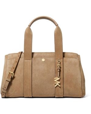Michael Kors Romee Small Satchel - Natural