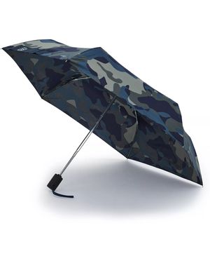 Kipling New Printed Umbrella Auto Open Cool Camo - Blue