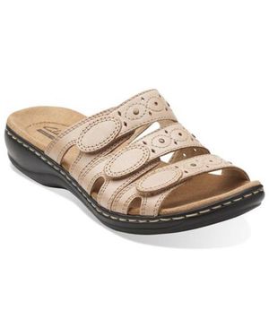Clarks Leisa Cacti Slide Sandal - Black