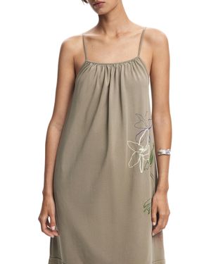 Desigual Vest_freyde 4032 Schotlandgroen - Naturel