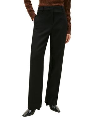Tommy Hilfiger Vrouwen Punto Relaxed Straight Pant Ww0ww48357 Andere Casual Broek - Zwart