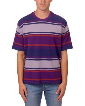 Levi's T-shirt pour homme Skateboarding à rayures - Violet