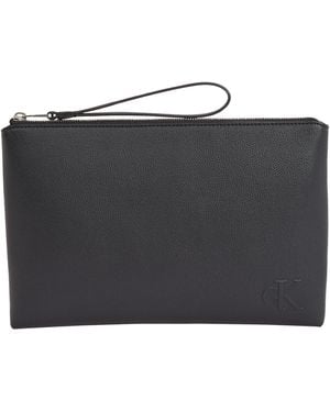 Calvin Klein Ck Jeans Sculpted Impression Pouch Pu Minibag - Black