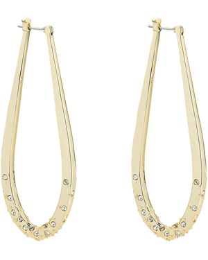 Karen Millen Boucles d'oreilles en cristal pour femme - Métallisé