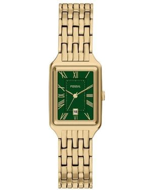 Fossil Raquel Three-hand Gold-tone Stainless Steel Watch - Metallic
