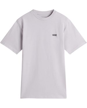 Vans Maglietta da donna a maniche corte con logo sul petto sinistro - Viola
