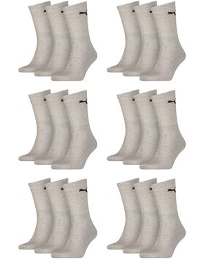 PUMA Crew Socks 3 Pack - Grijs