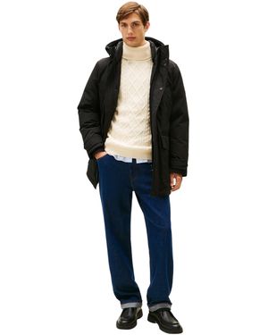 Tommy Hilfiger Rockie Down Parka Mw0mw40632 Parka Jas - Zwart