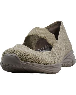 Skechers Seager Power Hitter Engineered Knit Mary Jane - Grey