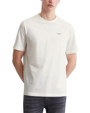 Marc O' Polo Marc OߴPolo Denim Uomo T-Shirt in Cotone bio Regular Fit - Bianco