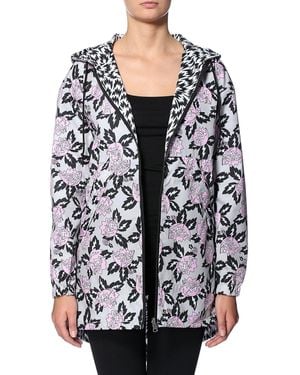 Vans Off The Wall Long Sleeve Zip Up Multicoloured S Reversible Jacket V243hck Black