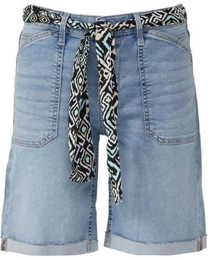 S.oliver Jeans-Bermuda Karolin/Regular Fit/Mid Rise/Bindegürtel blau 42