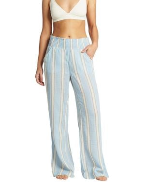 Billabong New Waves Stripe Pant - Blue