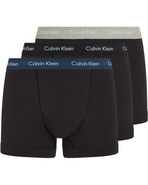 Calvin Klein Trunk 3pk 0000u2662g Boxer - Nero
