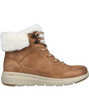Skechers Glacial Ultra Cozyly Sneaker Voor - Bruin