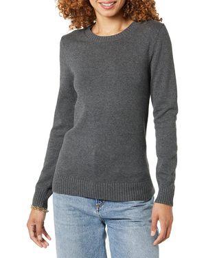 Amazon Essentials Pullover Mit Rundhalsausschnitt Aus 100 % Baumwolle - Grau