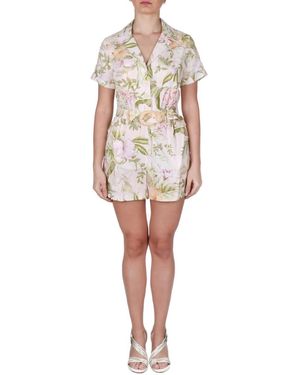 Guess Combishorts Cindy Linen - Weiß