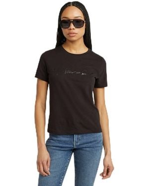 G-Star G-STAR Donna G-Script Shiny Top - Nero
