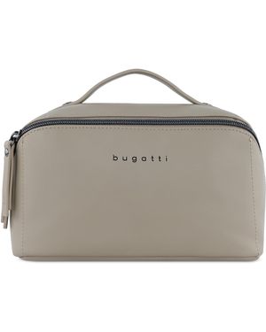 Bugatti Almata borsa per il trucco con apertura grande - Metallizzato