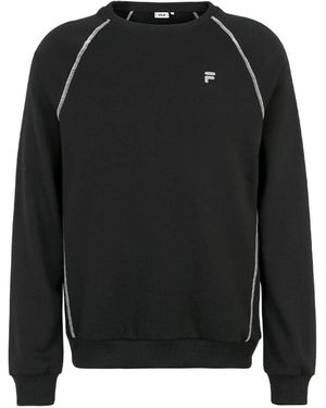 Fila Landin Raglan Crew Maglia a iche Lunghe - Nero