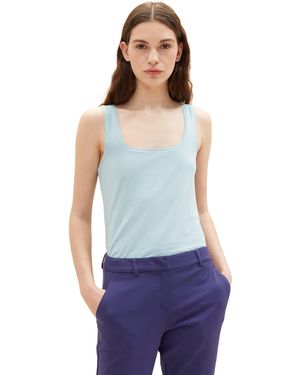 Tom Tailor 1035393 Basic Top - Weiß