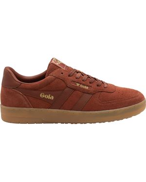 Gola Uomo Hawk Suede '86 Scarpe - Marrone