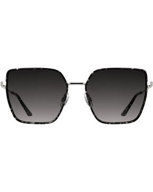 Calvin Klein Grey Havana With Gradient Smoke - Black