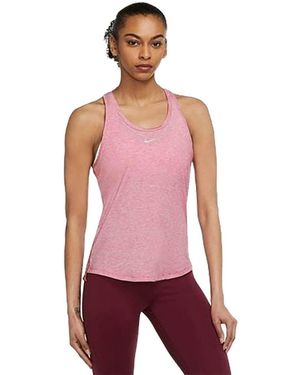 Nike Top Trainingstop mit gedrehtem Rücken - Rot
