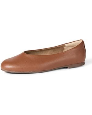 Amazon Essentials Glove Ballet Flats - Brown