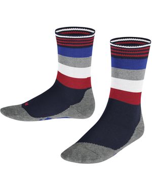 FALKE Active Fox K So cotone filo funzionale sottili traspiranti fantasia 1 paio - Blu