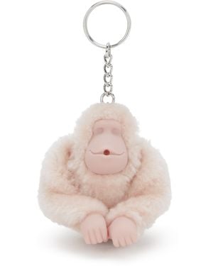 Kipling Monkeyclip M Medium Monkey Keyhanger - Pink