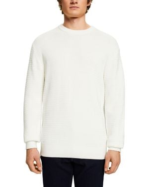 Esprit 113eo2i301 Pullover Jumper - White