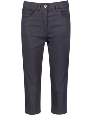 Gerry Weber SOL꞉INE BEST4ME Capri unifarben 3/4 Länge Navy 38 - Blau