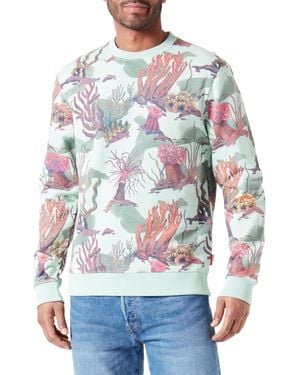 Scotch & Soda All-over Print Sweatshirt - Blue