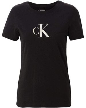Calvin Klein T-shirt Voor - Zwart