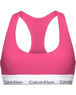 Calvin Klein Bralette Sfoderata Reggiseno - Rosa