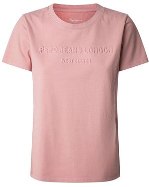 Pepe Jeans Loretta Short Sleeve T-Shirt M - Rosa
