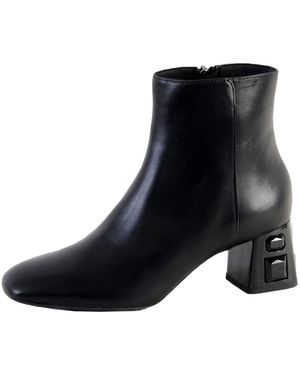 Geox D Seyla Plus A -Nappa Goat Le - Schwarz
