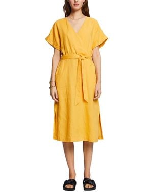 Esprit 043eo1e308 Dress - Yellow