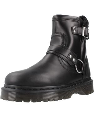Dr. Martens Anistone Harness Motorradstiefel - Schwarz