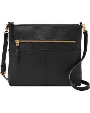 Fossil Fiona Crossbody Bag Umhängetasche - Schwarz