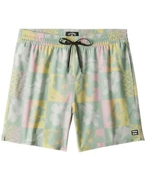 Billabong S Good Times Layback Trunks - Green