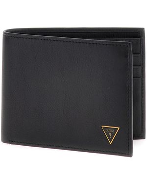 Guess Portefeuille en cuir noir pour homme