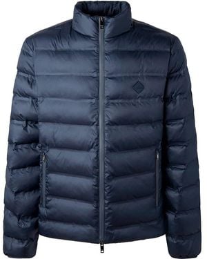 Hackett Lw Moto Jacket - Blue